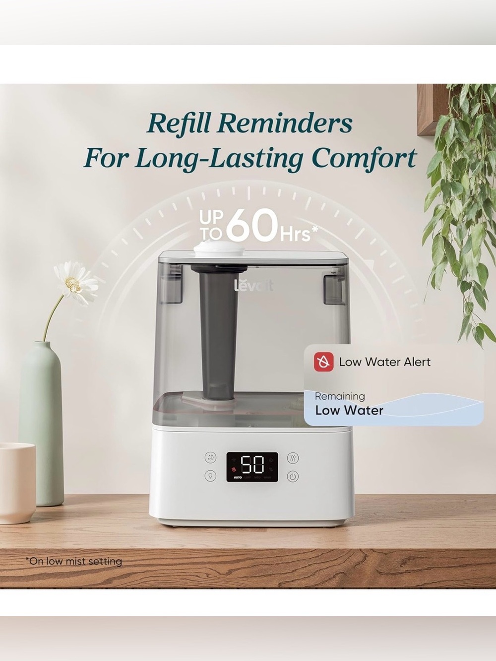 Levoit Humidifier - White/Grey - Picture 4 of 6
